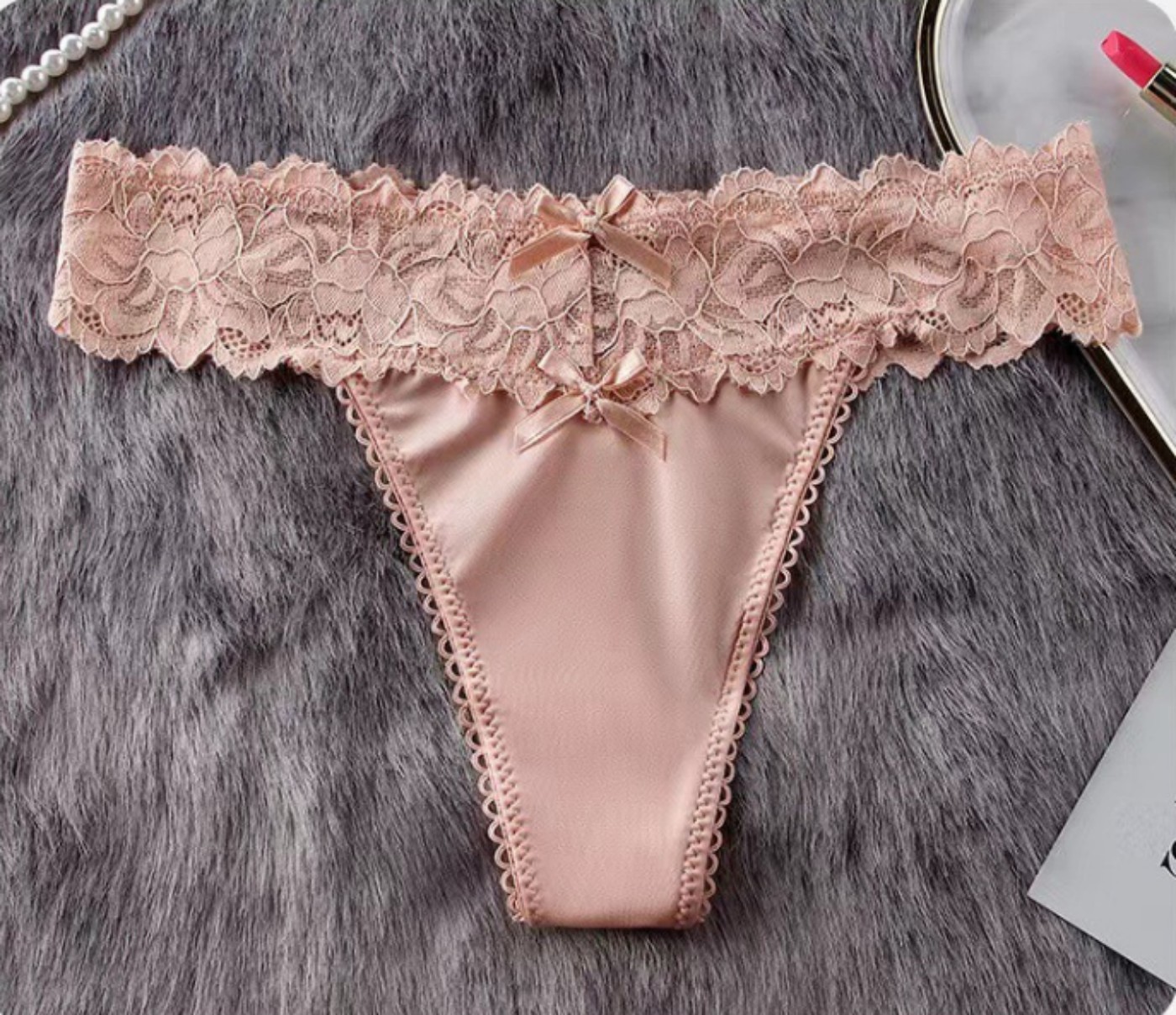 Женские сексуальные кружевные трусики-стринги Соблазн вышивка G String